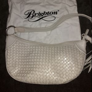 Leather Brighton Handbag white